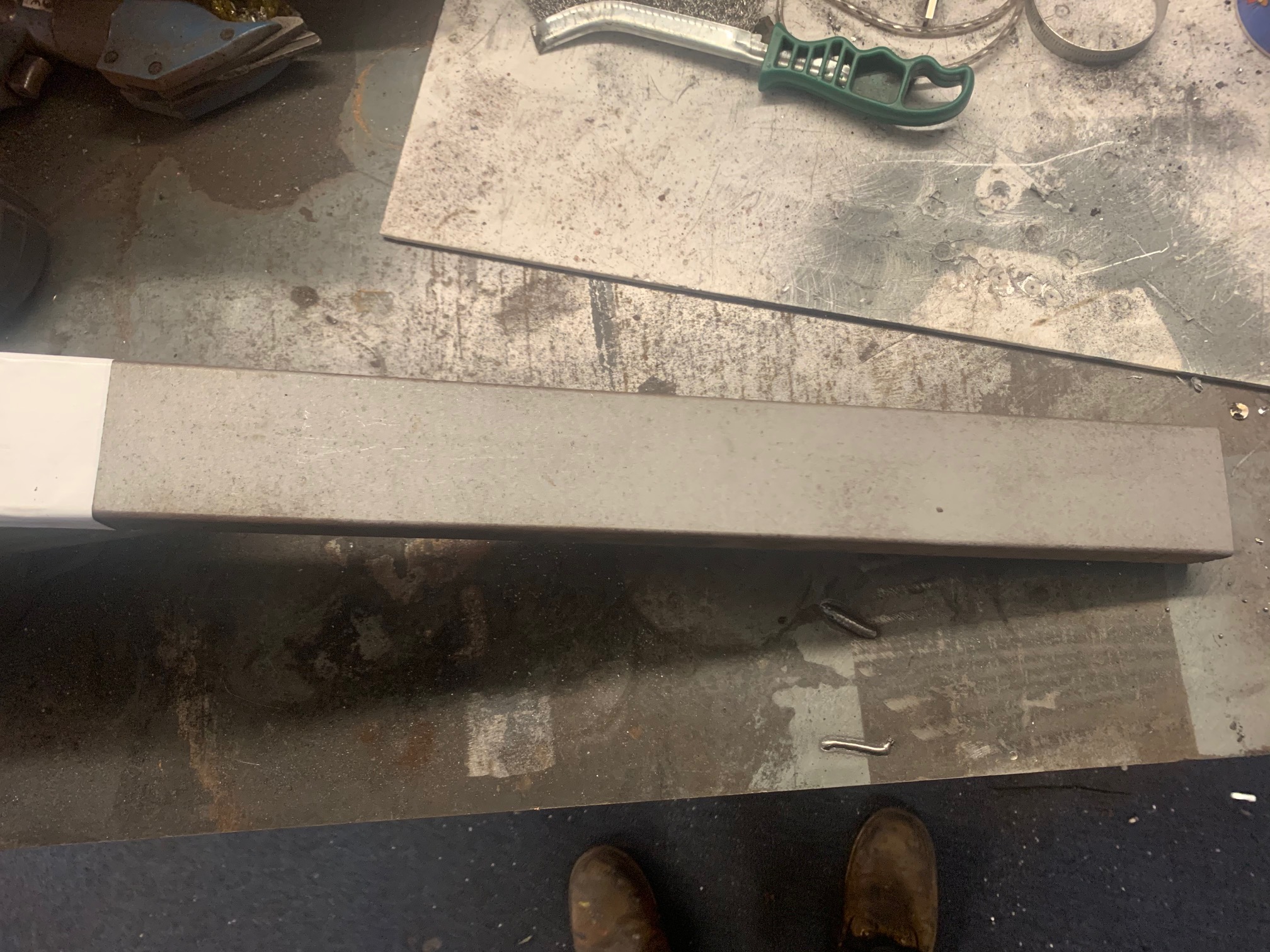 Zinc Rich Primer testing on blasted steel